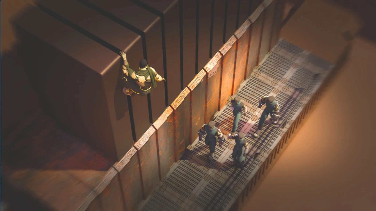 Halted gameplay scene
